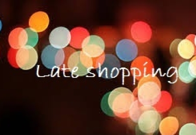 Late shopping